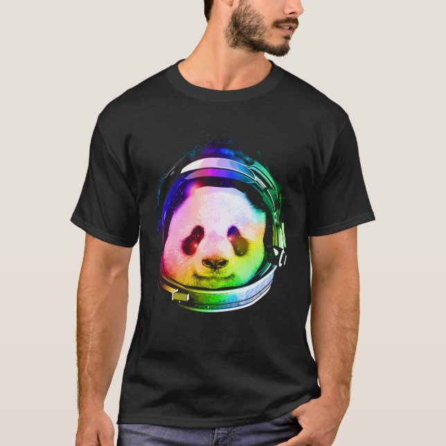 Space Panda T Shirt (Framsida)