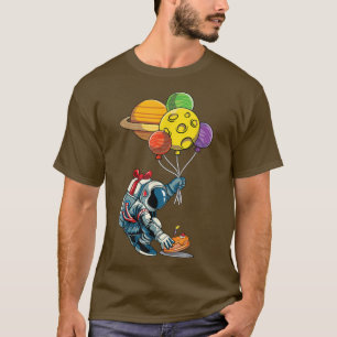 Space Party Astronaut Birthday Rymden Birthda T Shirt