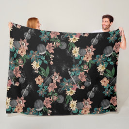 Space Pattern Fleece Blanket