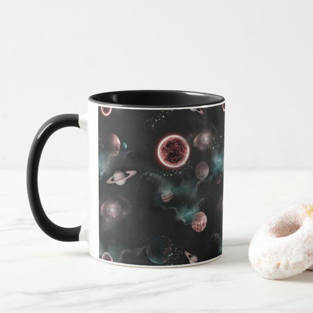 Space Pattern  Mugg (Med munk)