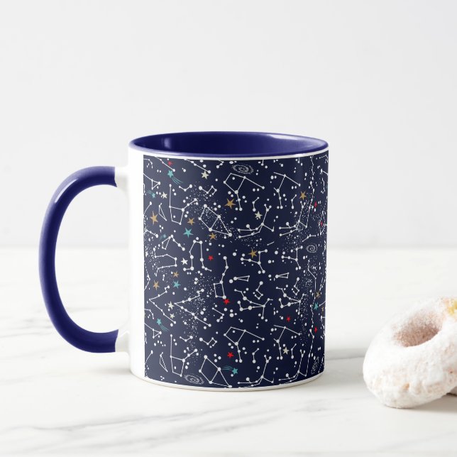 Space Pattern  Mugg (Med munk)