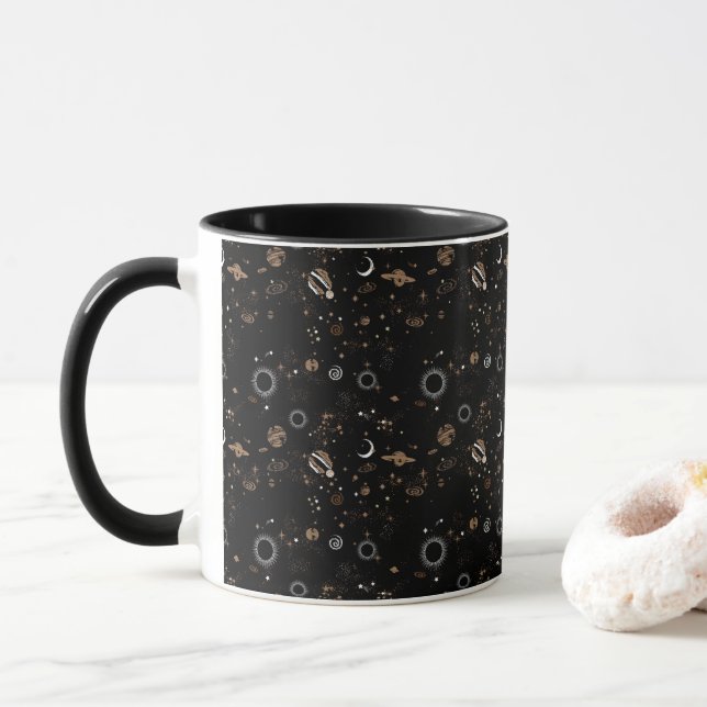 Space Pattern  Mugg (Med munk)