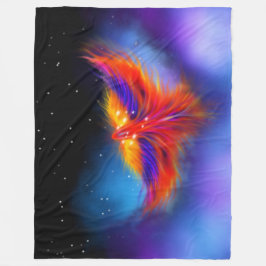 Space Phoenix Nebula Fleecefilt