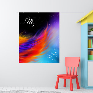 Space Phoenix Vinge Monogram Poster