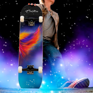 Space Phoenix Vinge Nebula Mini Skateboard Bräda 18,5 Cm