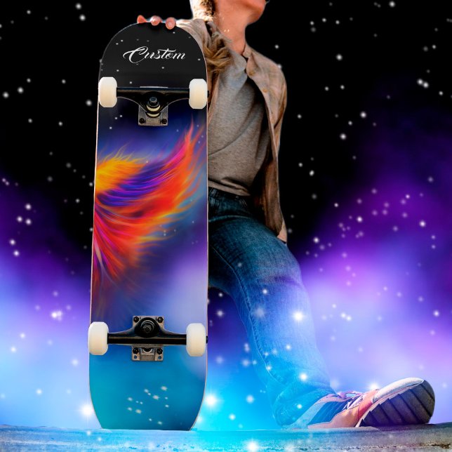 Space Phoenix Vinge Nebula Mini Skateboard Bräda 18,5 Cm (Skapare uppladdad)
