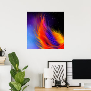 Space Phoenix Vinge Poster