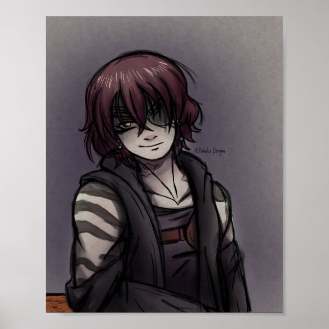 Space Pirat Sketch Poster (Framsidan)