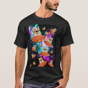Space Pizza Cat Astronaut Kitten Sarcasm Food Gala T Shirt