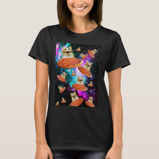Space Pizza Cat Astronaut Kitten Sarcasm Food Gala T Shirt