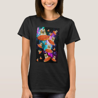 Space Pizza Cat Astronaut Kitten Sarcasm Food Gala T Shirt
