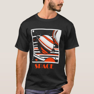 Space Planets Uranus Saturn Neptune Universe Cosmo T Shirt