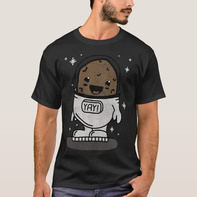 Space Potato Ermahgerd T Shirt (Framsida)