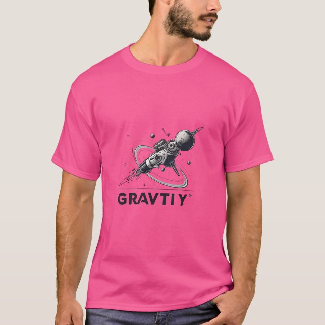 Space Probe Trajectory T-Shirt (Framsida)