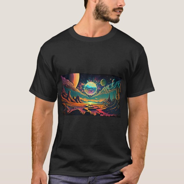 Space Psychedelic T Shirt (Framsida)