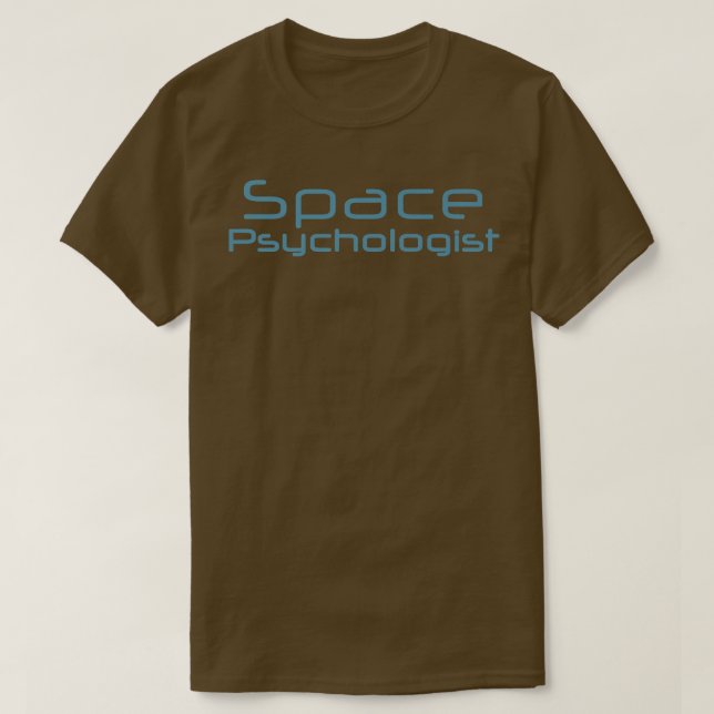 SPACE PSYCHOLOGIST Astronauter Crew Earth Galay Pl T Shirt (Design framsida)