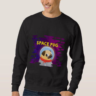 Space pug Classic T-Shirt 432 Lång Ärmad Tröja