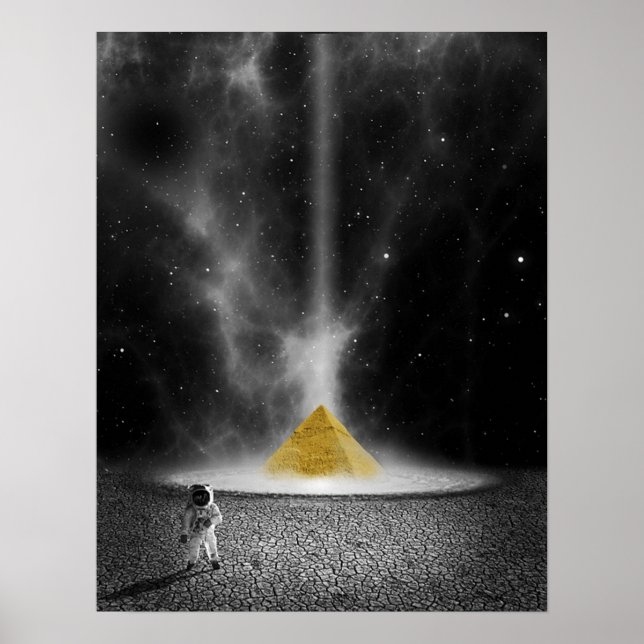 Space Pyramid Poster (Framsidan)