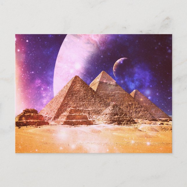 Space Pyramids Vykort (Framsida)