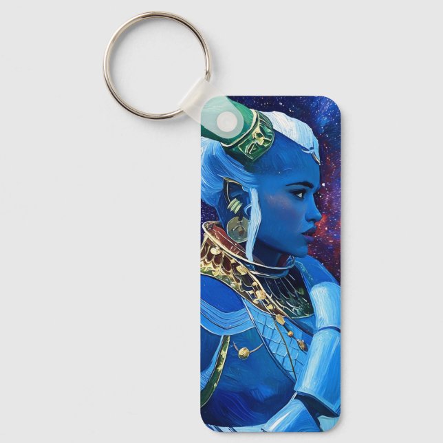 Space Qunari Keychain Nyckelring (Framsida)