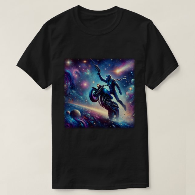 Space Rider 001 T Shirt (Design framsida)