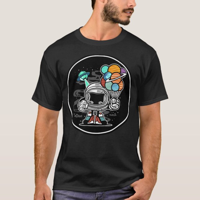 Space Robot Nasa T Shirt (Framsida)