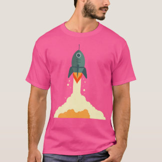 Space Rocket Astronaut Astronomy Exploration T Shirt