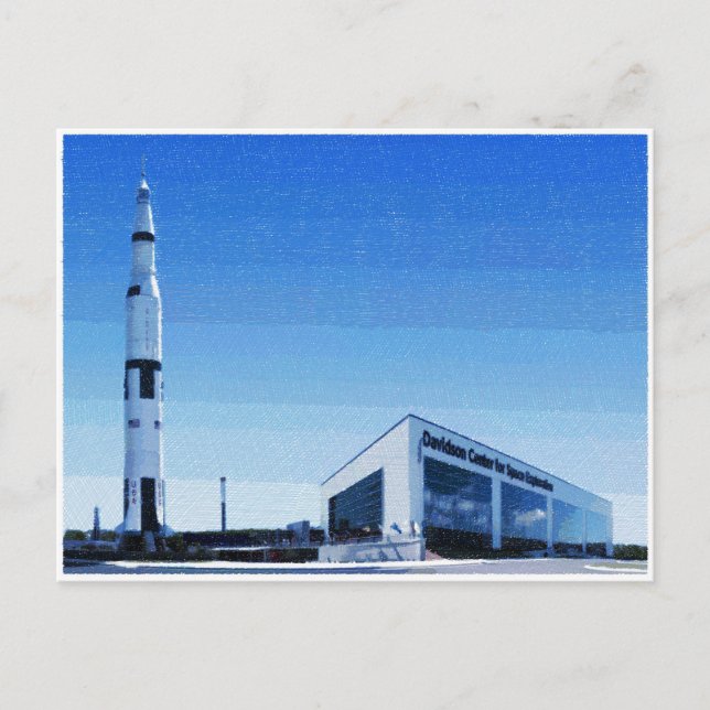 Space & Rocket Center of Huntsville, Alabama Vykort (Framsida)