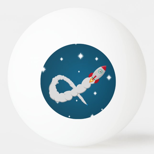 Space Rocket Launch i Space Pingisboll (Framsidan)