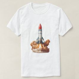 Space Rocket Launch T Shirt