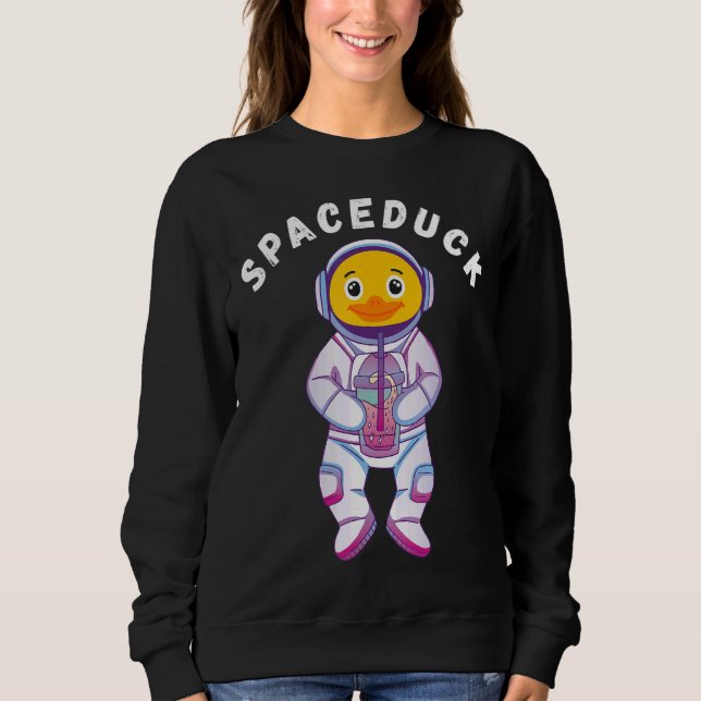 Space Rubber Anka Boba Tea Drink Bubble Tea Astron T Shirt (Framsida)