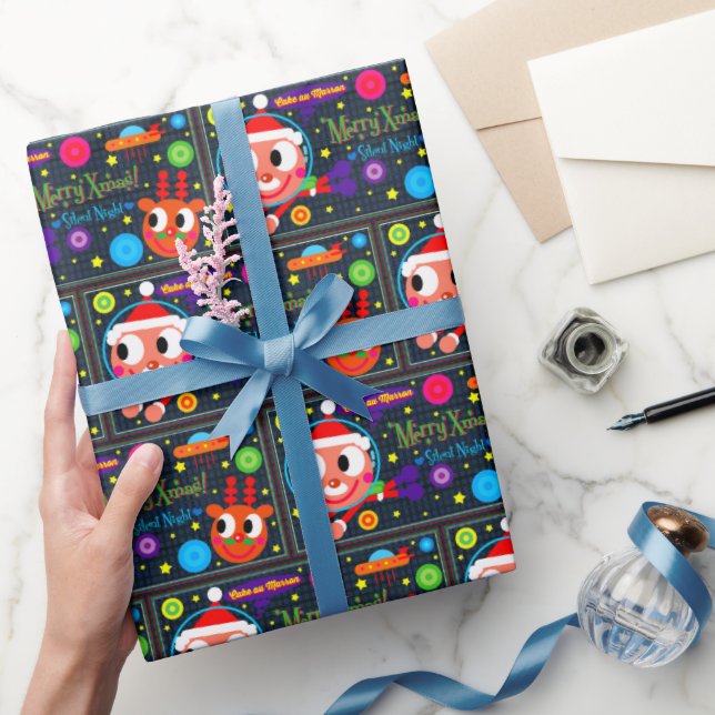 SPACE SANTA PRESENTPAPPER (Gifting)