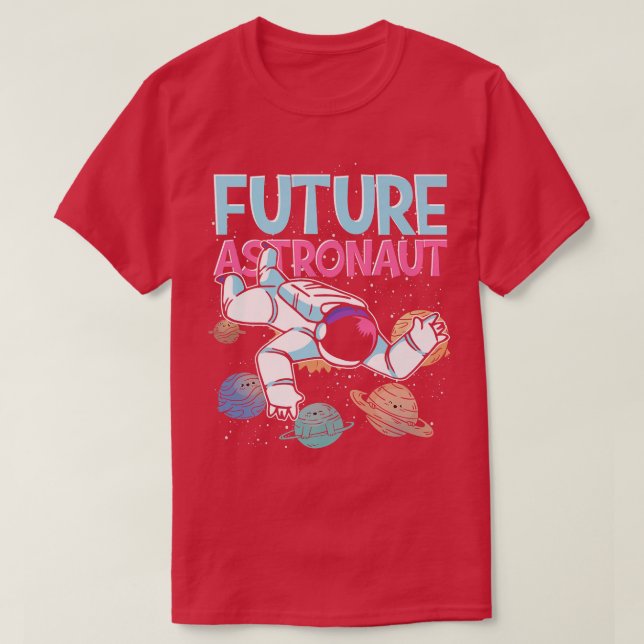 Space Science Galay Planets Space Future Astronaut T Shirt (Design framsida)