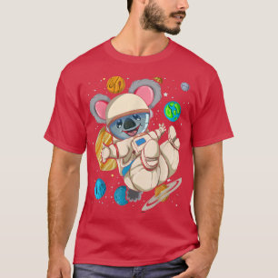 Space Science Koala Zoo Animal Space Planets Astro T Shirt