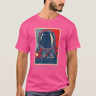 Space Scientist Astronomy Retro Future Astronaut T Shirt