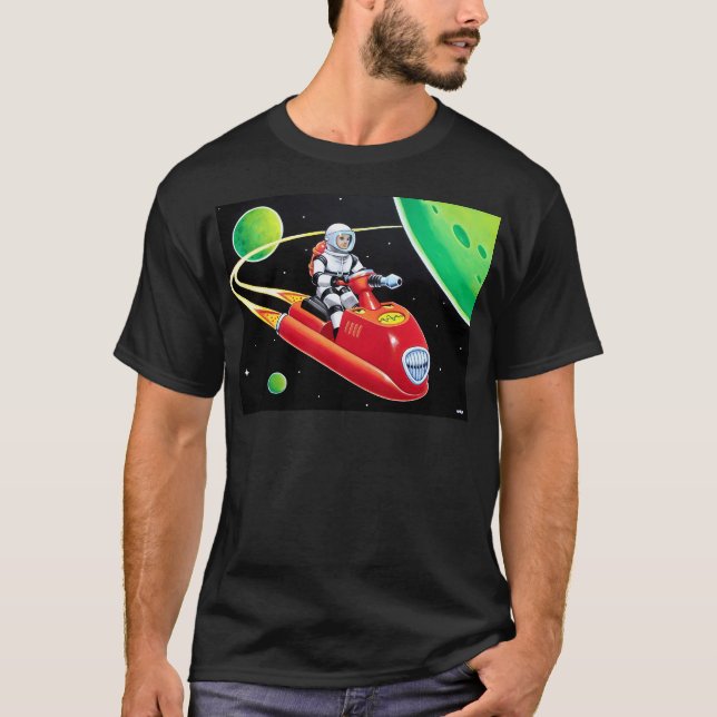 Space Scooter T Shirt (Framsida)