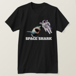 Space Shark with Astronaut T Shirt