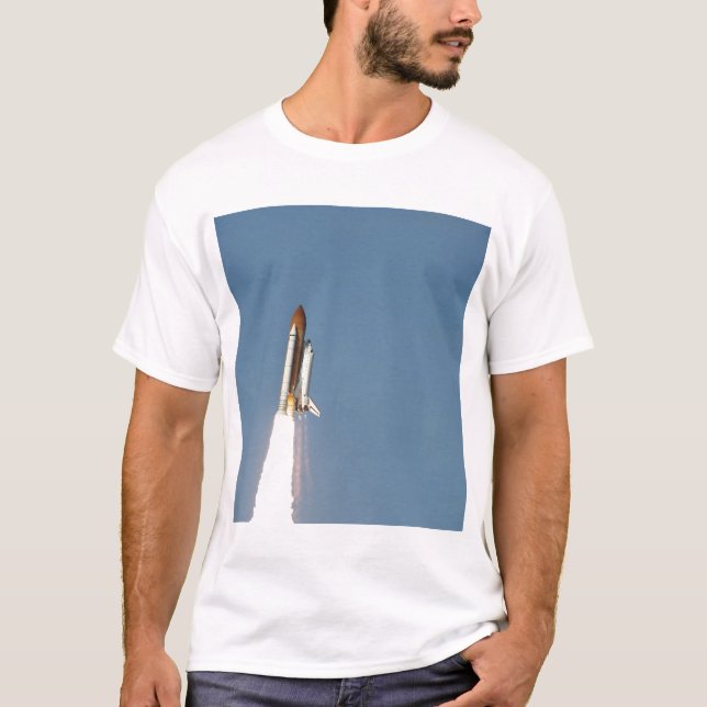 Space Shuttle Atlantis hiss av 11 Tee Shirt (Framsida)