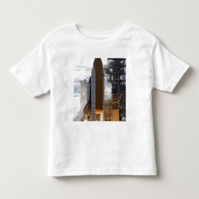 Space Shuttle Atlantis hiss av 15 T Shirt (Framsida)