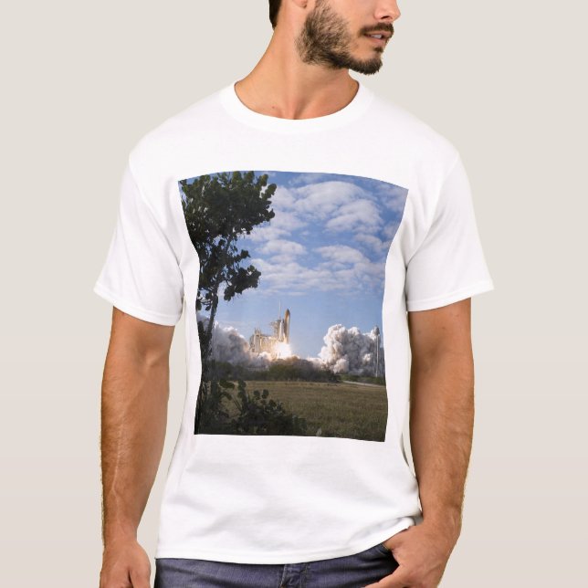 Space Shuttle Atlantis hiss av 18 Tee Shirt (Framsida)