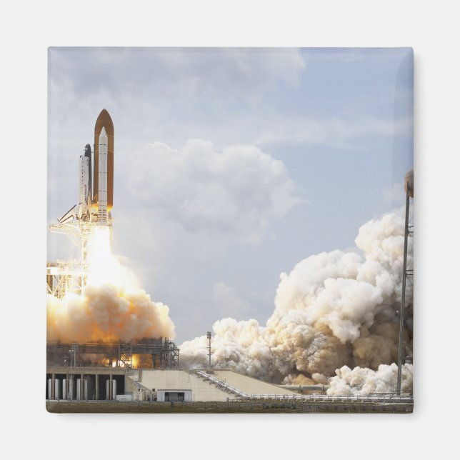 Space Shuttle Atlantis hiss av 21 Magnet (Framsidan)