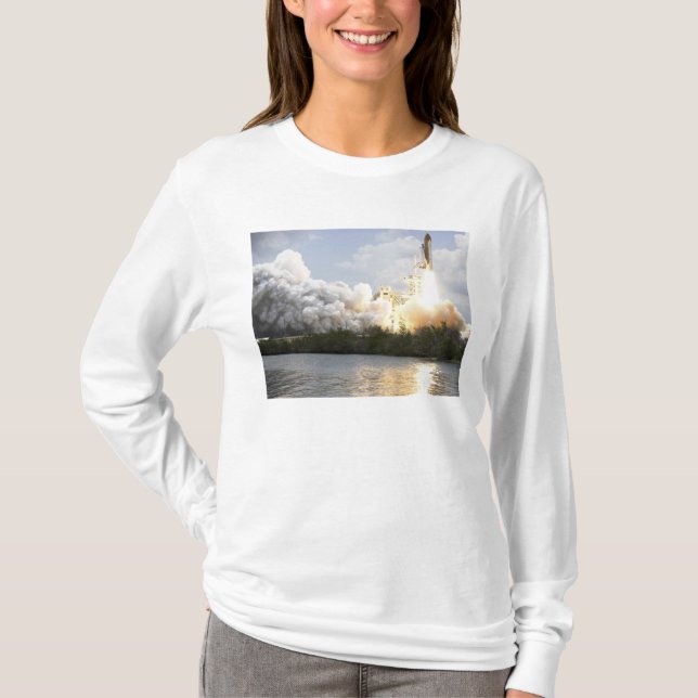 Space Shuttle Atlantis hiss av 22 Tee Shirt (Framsida)