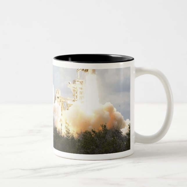 Space Shuttle Atlantis hiss av 22 Två-Tonad Mugg (Höger)