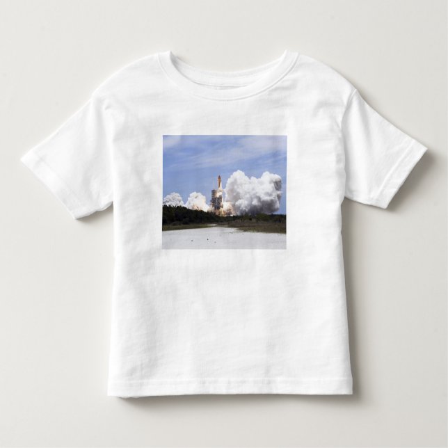 Space Shuttle Atlantis hiss av 27 T Shirt (Framsida)