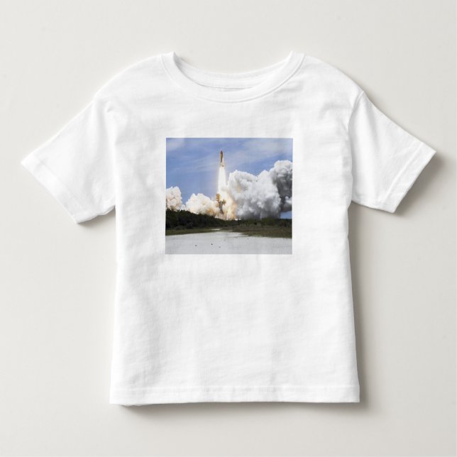 Space Shuttle Atlantis hiss av 28 T-shirt (Framsida)