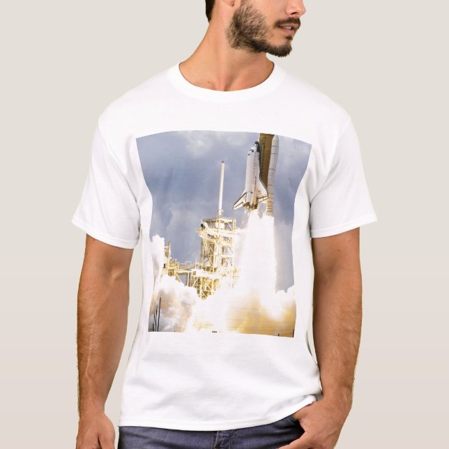 Space Shuttle Atlantis hiss av 2 T Shirt (Framsida)