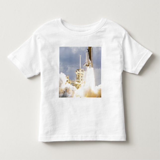 Space Shuttle Atlantis hiss av 2 T-shirt (Framsida)