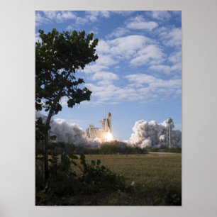Space Shuttle Atlantis hiss av 3 Poster