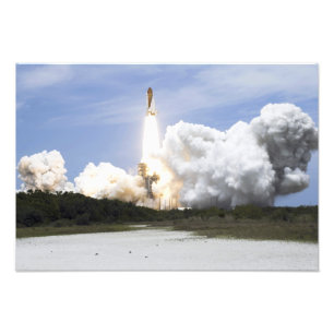 Space Shuttle Atlantis hiss av 5 Fototryck