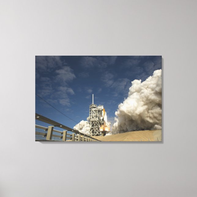 Space Shuttle Atlantis hiss av 6 Canvastryck (Framsida)
